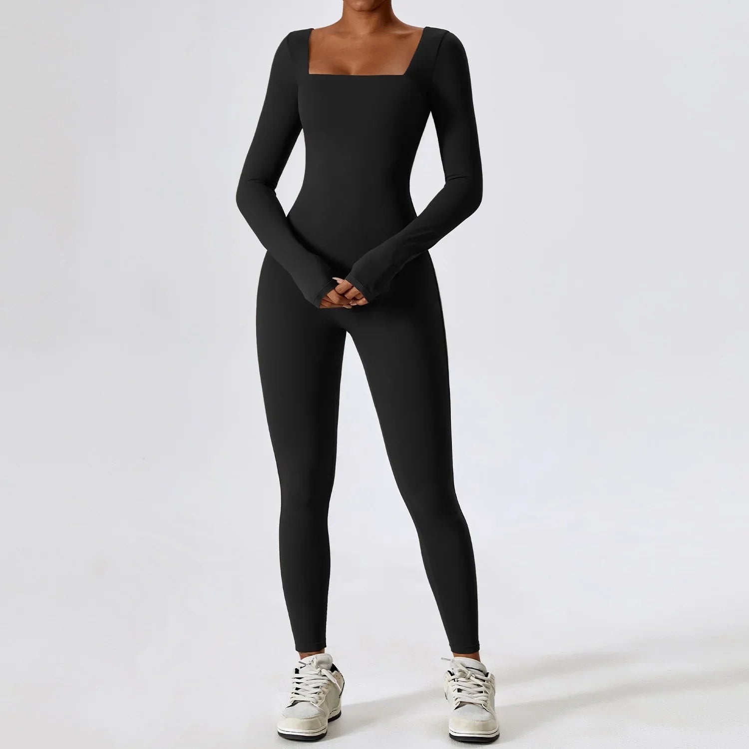 Tight-fitting long-sleeved yoga clothes for women, nude fitness sports quick-drying yoga jumpsuits eprolo