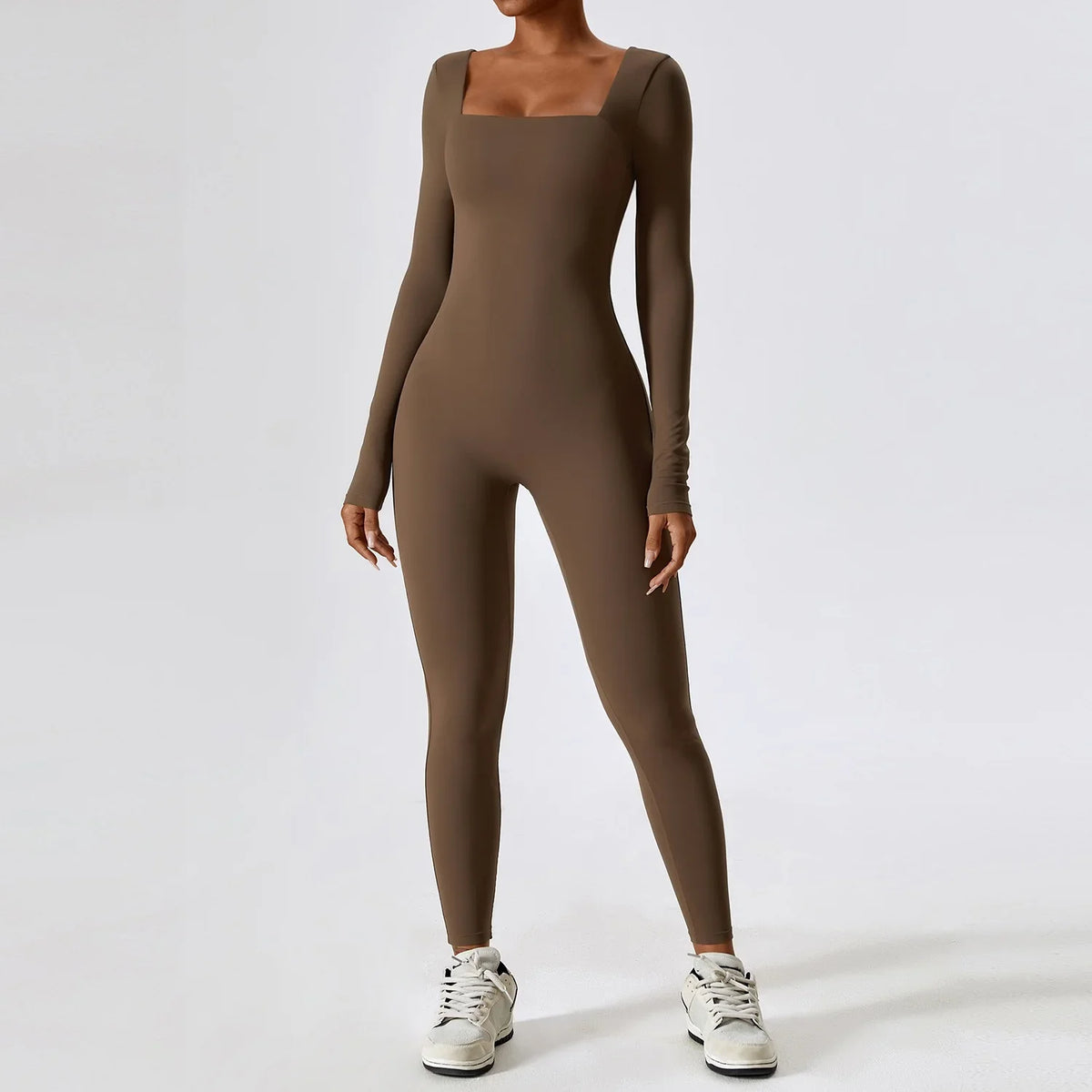 Tight-fitting long-sleeved yoga clothes for women, nude fitness sports quick-drying yoga jumpsuits eprolo
