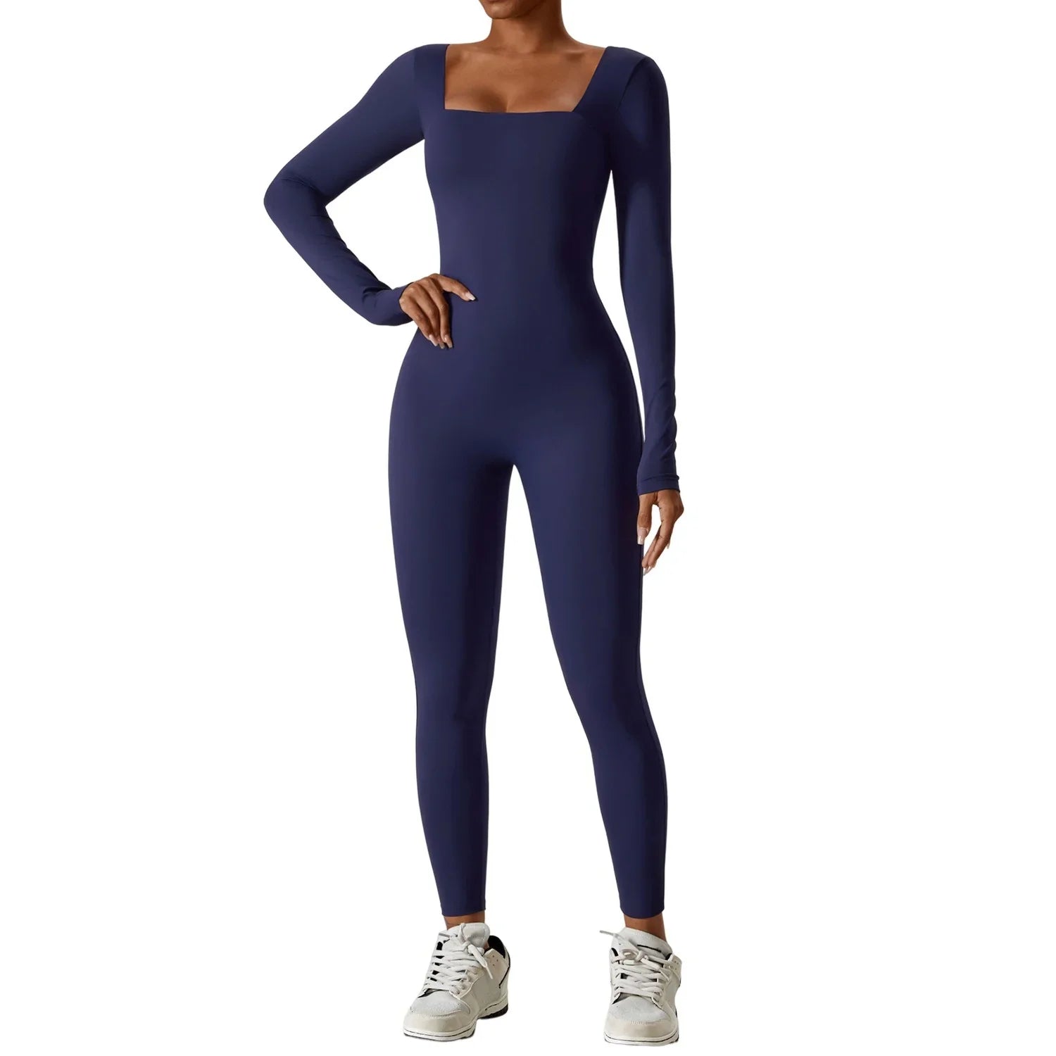 Tight-fitting long-sleeved yoga clothes for women, nude fitness sports quick-drying yoga jumpsuits eprolo