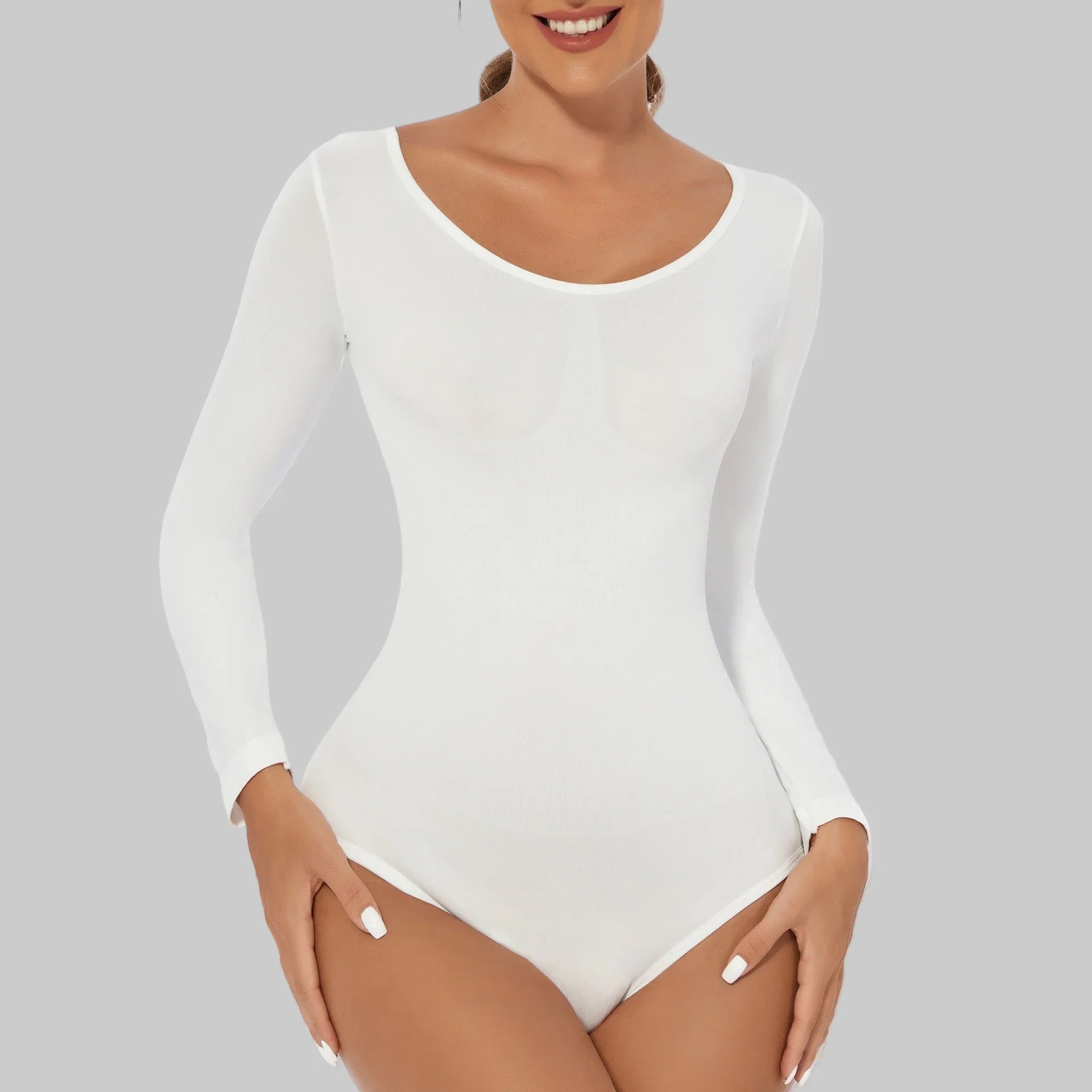 Bodysuit Body Hugging Body Lifting Body Shaping Women's Bodysuit Long Sleeve Body Slimming Cloth Body Shaping eprolo