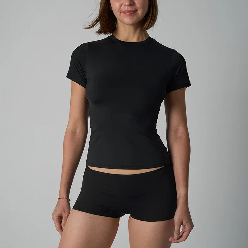 Short Sleeve Suit Breathable High Elasticity Casual Suit for Women eprolo